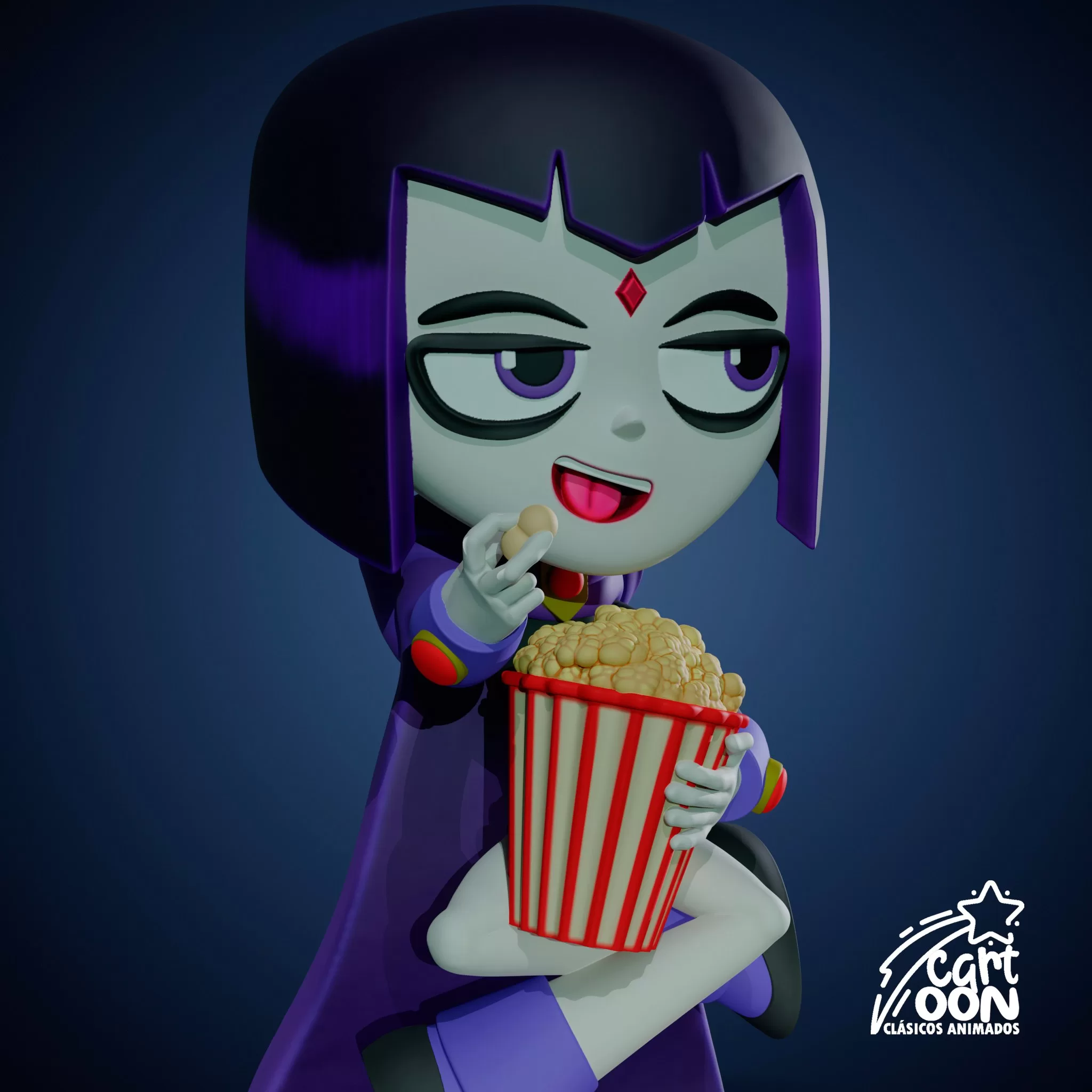 Raven - DC - Chibi
